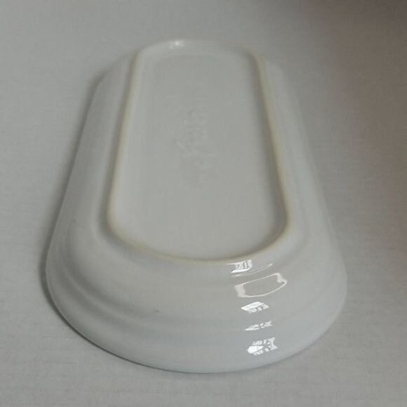 Fiestaware Fiesta CERAMIC Bread Tray Server Plater Dish Plate White - Picture 11 of 15